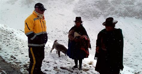 Sierra centro y sur soportarán temperatura nocturna de 18 grados bajo cero