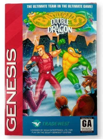 Jogo Battletoads Double Dragon Mega Drive Sebo Dos Games Games