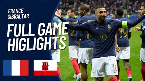 France Vs Gibraltar 14 0 Highlights 18 11 23 UEFA Euro 2024