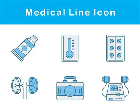 Medical Vector Icon Set Vector Art At Vecteezy