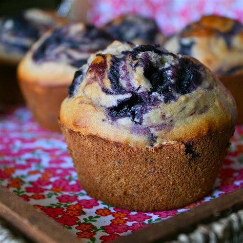 Big Blueberry Muffins Recipe — Dishmaps