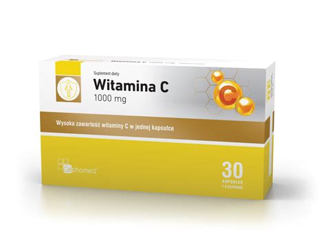 Witamina C 1000 mg 30 kapsułek Witaminy i minerały Serwis