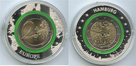 Deutschland Bundesrepublik Hamburg Medaille Mit Euro Gy