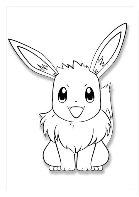 Pokemon Para Colorear Eevee Para Colorear