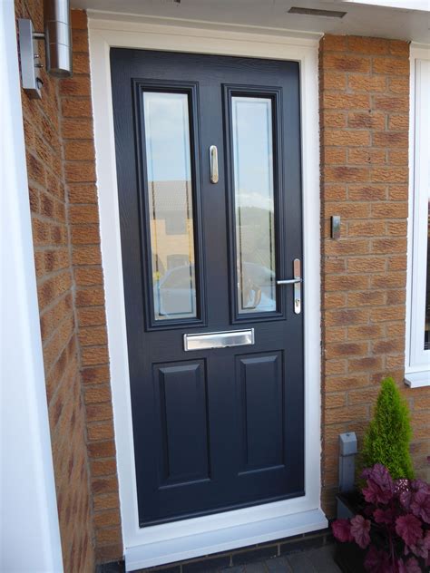 New Anthracite Grey Ludlow Solidor Door Navy Front Door Front Door