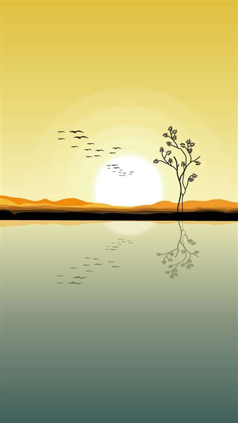 Summer Sunset Wallpaper for iPhone