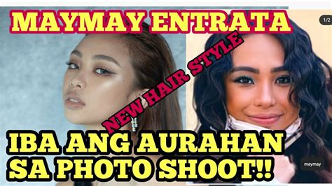 Maymay Entratabagong Hairstyle Para Sa Photoshootnepys Vlog Youtube