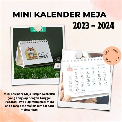 Jual Murah Mini Kalender Duduk Mini Kalender Meja