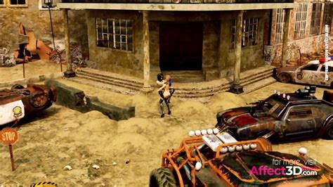 Big Tits Futa Babes Fucking In A Post Apocalyptic World In A D Animation