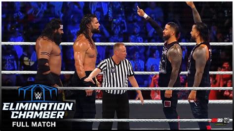 Full Match Roman Reigns Vs Jey Uso Veer Mahaan Wwe Elimination