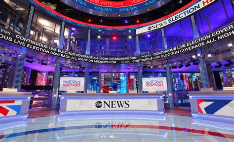 Abc News 2018 Election Headquarters Broadcast Set Design Gallery