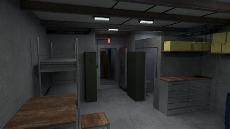 3D Fallout Shelter Interior - TurboSquid 1981985