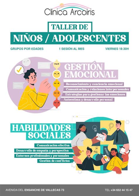 Talleres De Ni Os Y Adolescentes Cl Nica Arco Ris