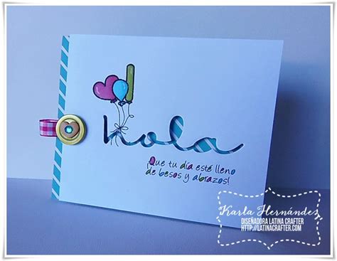 Latina Crafter Sellos En Espa Ol Desde El Taller De Karla Llena Tus