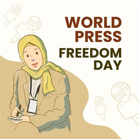 Premium Vector World Press Freedom Day Poster