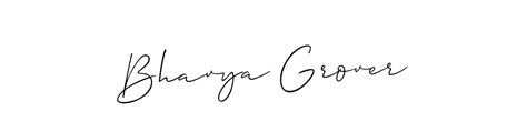 97 Bhavya Grover Name Signature Style Ideas Fine E Sign