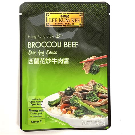 LEE KUM KEE Broccoli Beef Stir Fry Sauce (Hong Kong Style) 50g - Wah Hing