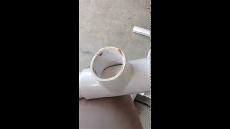 How To Remove A Pvc Pipe Fitting After It S Glued Youtube