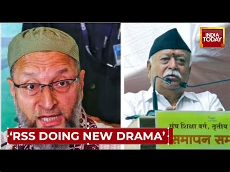 Asaduddin Owaisi Takes Swipe At Mohan Bhagwat S Population Imbalance