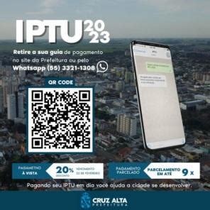 Guias De Pagamento Do IPTU 2023 Podem Ser Acessadas Pelo Site Da Prefeitura