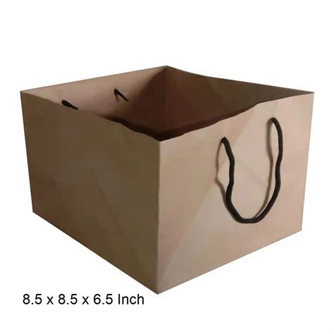 Plain Kraft Paper Cake Bag Capacity 500 Gm At Rs 7 5 Piece In Sirkali