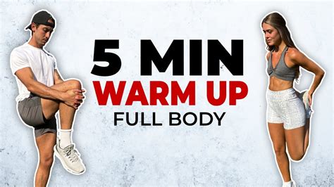 5 Minute Dynamic Warm Up Full Body Youtube