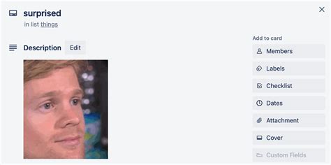 Adding GIFs In Trello Card Descriptions