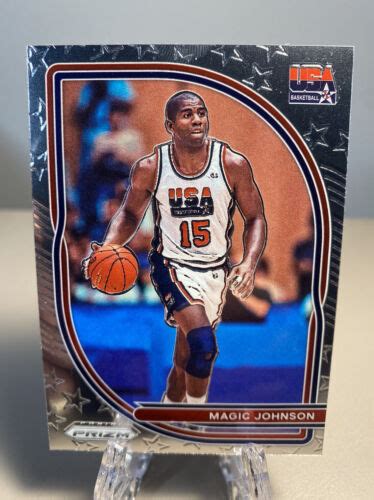 Magic Johnson Panini Prizm Team Usa Dream Team Ebay