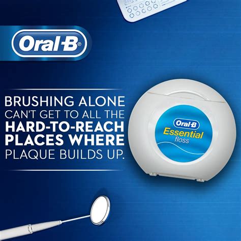 Oral B Essential Mint Flavour Dental Floss M Price Uses Side