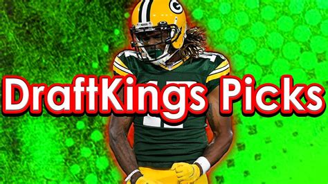 Nfl Draftkings Picks Week 17 Fanduel Dfs Picks Youtube