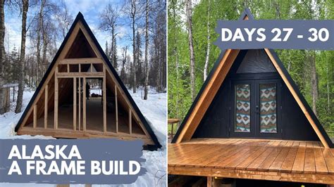 Building An Off Grid A Frame Cabin In Alaska Timelapse Episode