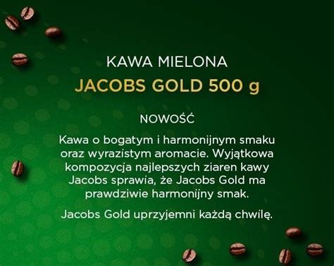 Jacobs Gold Kawa mielona 500 g Zakupy online z dostawą do domu