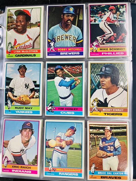 Topps Baseball Complete Set Cards Exmt Nrmt Condition