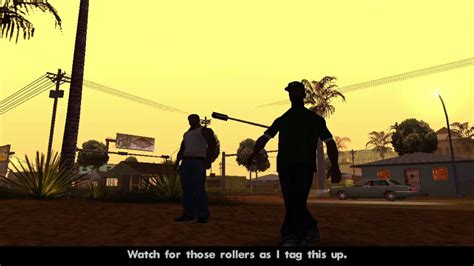 Gta San Andreas Mission 3 Tagging Up Turf Youtube