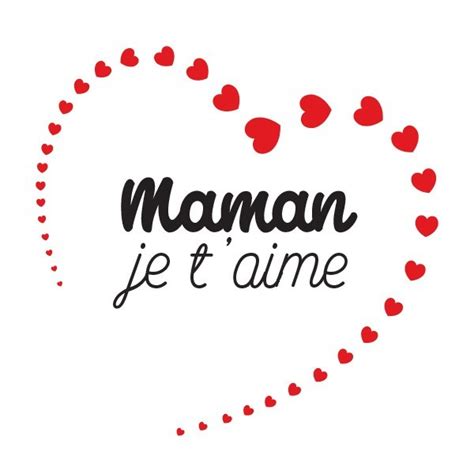 Magnifique T Shirt Fete Des M Res Pour Dire Sa Maman Je T Aime