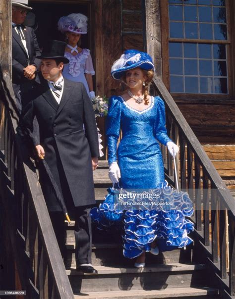 Sarah The Duchess Of York With Her Husband Hrh Prince Andrew On A