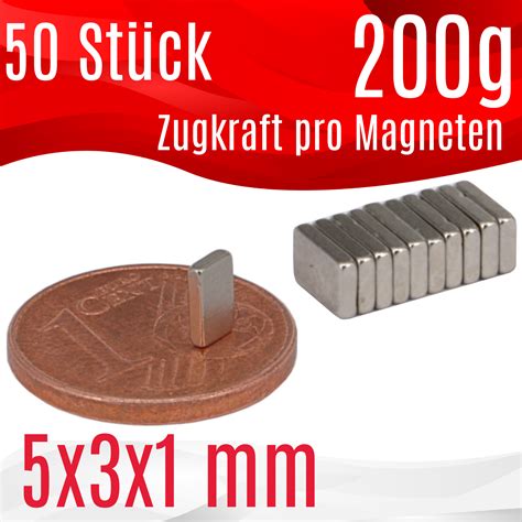 Neodym Magnet Quader Quadermagnet Magnete Mini bis Groß Stark