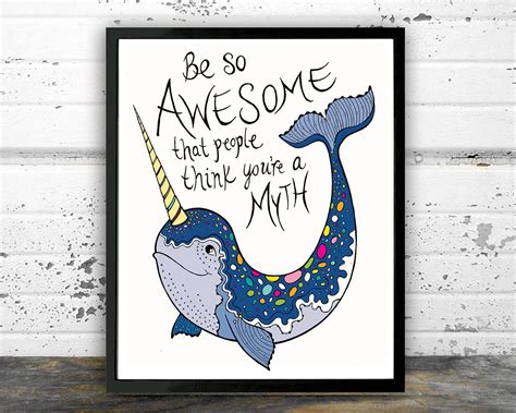 Nautical Nursery Quotes Nautical Wall Decor Nautical Theme Narwhal