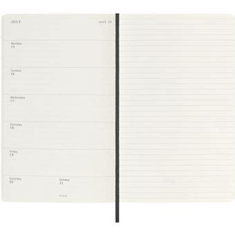 Fnac Pro Agenda Civil Semainier Moleskine Grand Format Noir