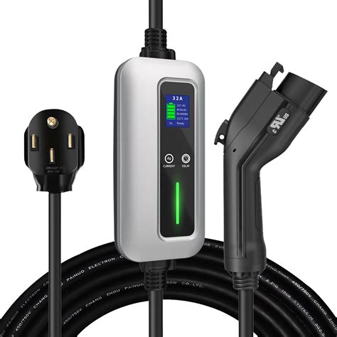 Level Ev Charger V Portable J Electric Car Charger With