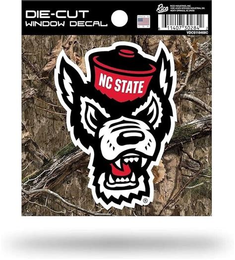 Nc State Wolfpack Decal 4x4 Camo Decal North Carolina State Wolfpack