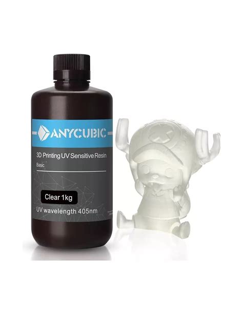 Resina Anycubic 1KG SLA Curado UV De 405 Nm Para Impresora 3D