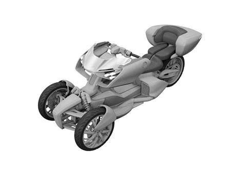 Patent reveals hybrid powered Yamaha leaning trike | Visordown