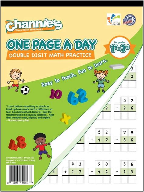 Channie S Visual Handwriting And Math Workbook Bonus Pack Workbooks