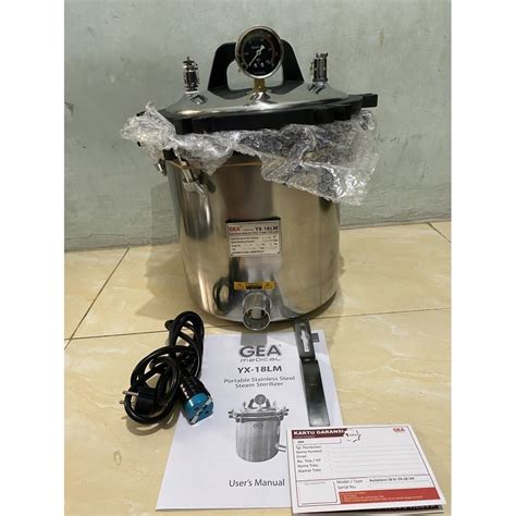 Jual Autoclave Liter Gea Yx Lm Non Timer Stainless Steel