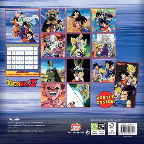 Dragon Ball Calendarios de pared 2024 Consíguelos en Posters es