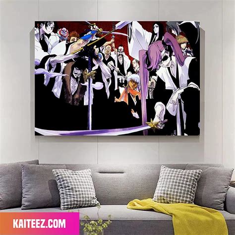 The First Generation Of The Gotei 13 Bleach Anime Poster - Kaiteez