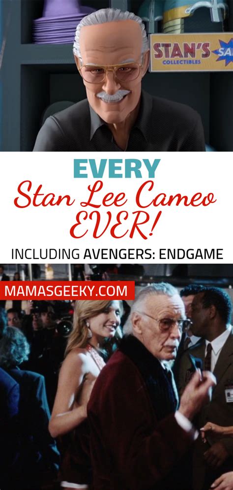 A List Of Stan Lees Cameos In The Mcu Including Avengers Endgame