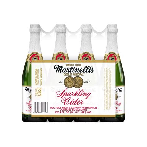 Martinelli Apple Cidersparkling 254 Ozbottles Bjs Wholesale Club