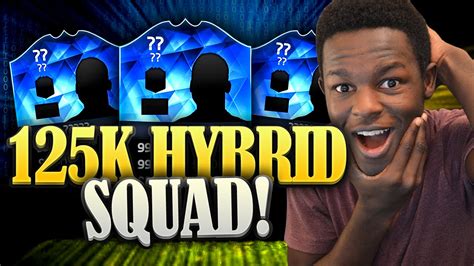 FIFA 16 OVERPOWERED 125K HYBRID SQUAD BUILDER W INSANE INFORM